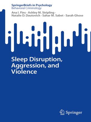 cover image of Sleep Disruption, Aggression, and Violence